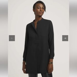 Anne Klein Long Length Tunic in black - Size Large